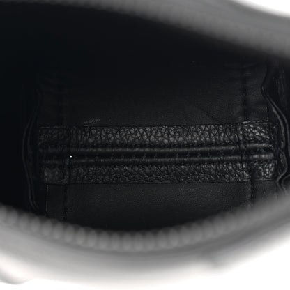 Calfskin Hourglass Phone Holder Bag Black
