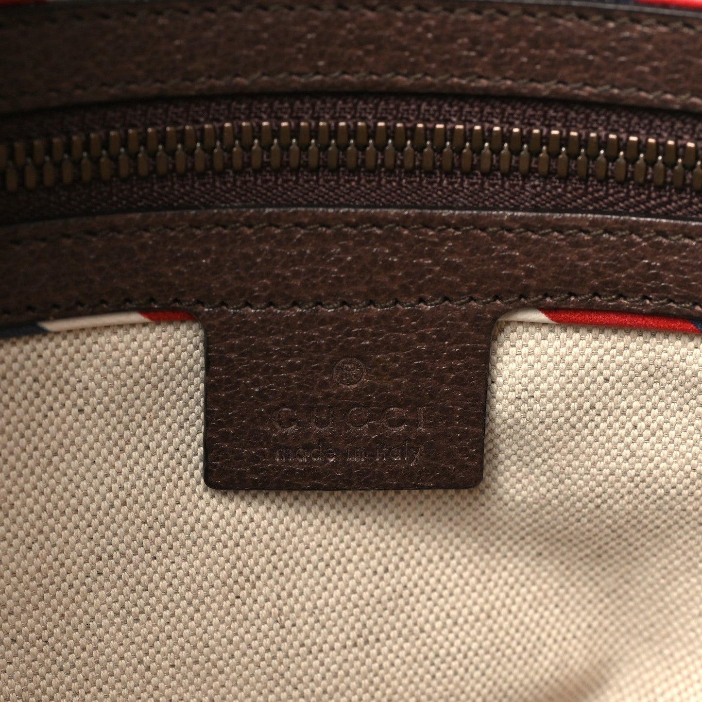 Soft GG Supreme Monogram Courrier Web Medium Flat Messenger Bag Beige New Acero Multicolor