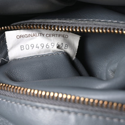 Nappa Maxi Intreccio Padded Cassette Crossbody Bag Thunder