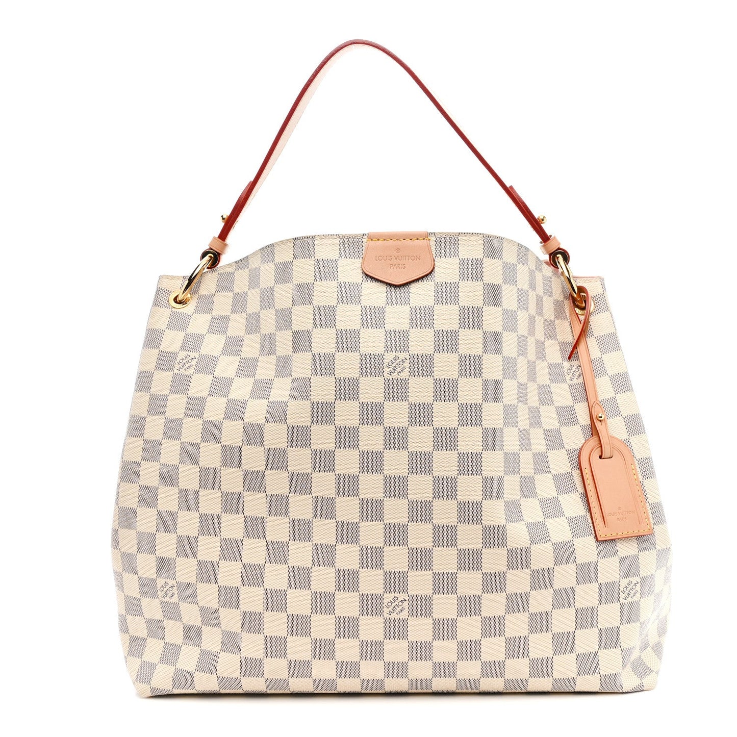 Damier Azur Graceful MM Rose Ballerine