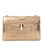 Metallic Calfskin Serpenti Forever Shoulder Bag Bronze