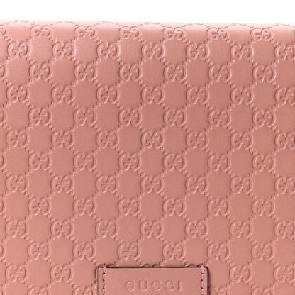Microguccissima Crossbody Wallet Soft Pink