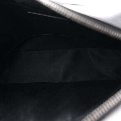 Calfskin Matelasse Monogram Monochrome Lou Camera Bag Black