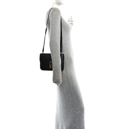 Smooth Calfskin Carre Satchel Black