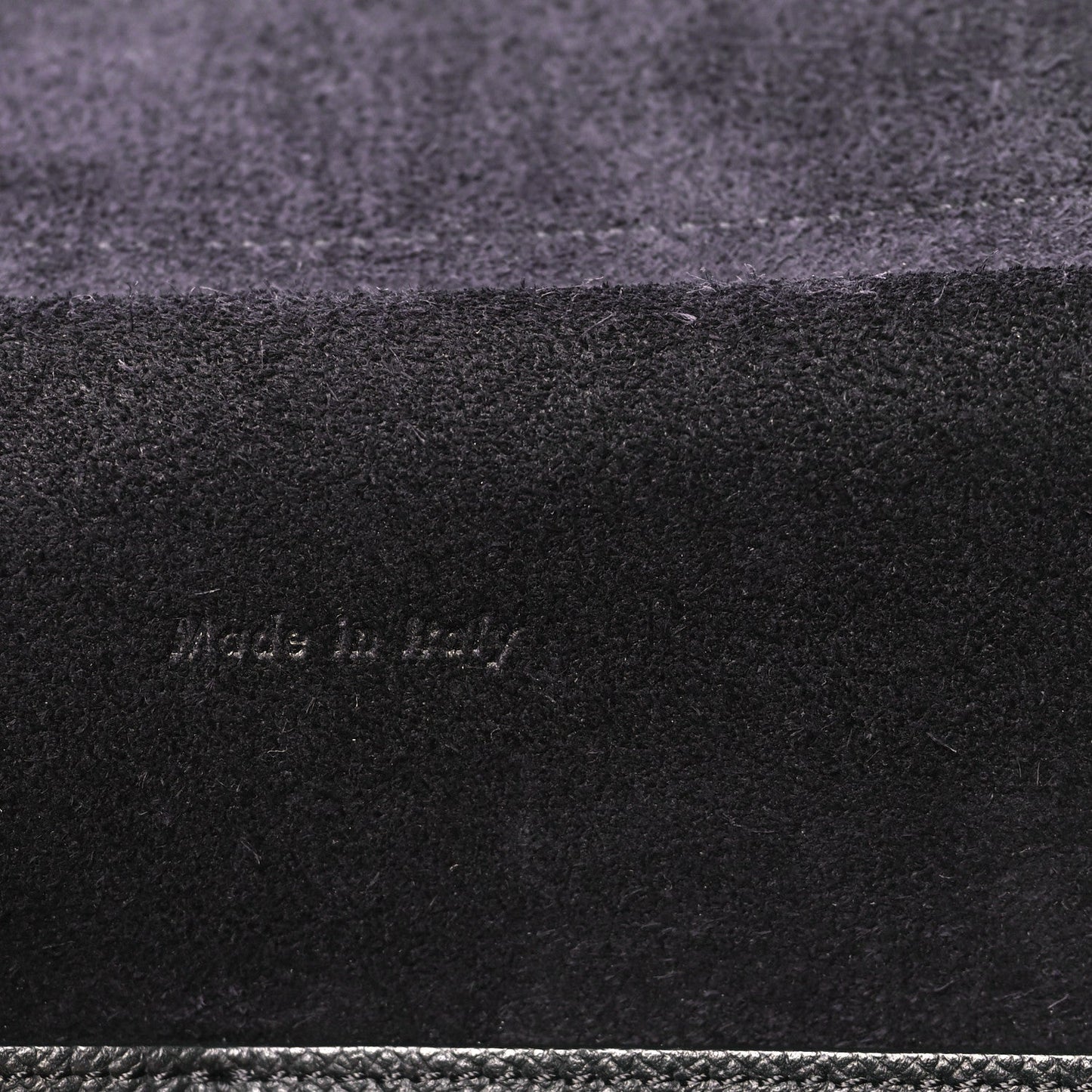 Grained Calfskin Mini Belt Bag Black