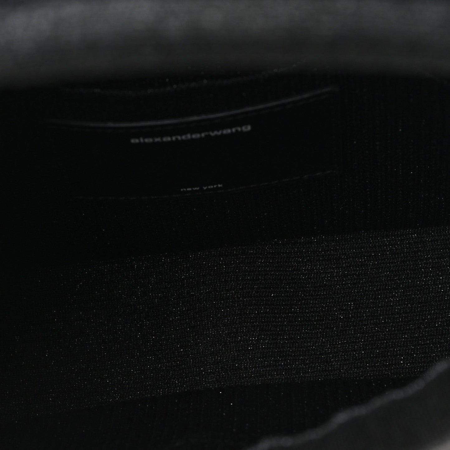 Ribbed Knit Small Ryan Bag Black