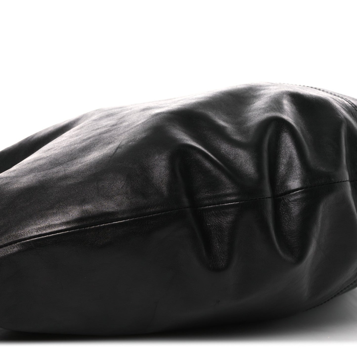 Vintage Calfskin Extra Large Olivia Hobo Black