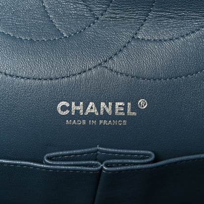Aged Calfskin Quilted 2.55 Reissue 226 Flap Dark Blue