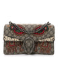 GG Supreme Monogram Elaphe Elephant Embroidered Small Dionysus Shoulder Bag