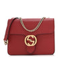 Dollar Calfskin Small Interlocking G Shoulder Bag Red