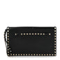 Nappa Rockstud Wristlet Clutch Black