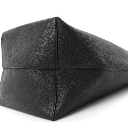 Grained Calfskin Large N/S Park Tote Brown