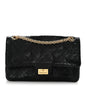 Lambskin Quilted Crush 2.55 Reissue 225 Flap Black