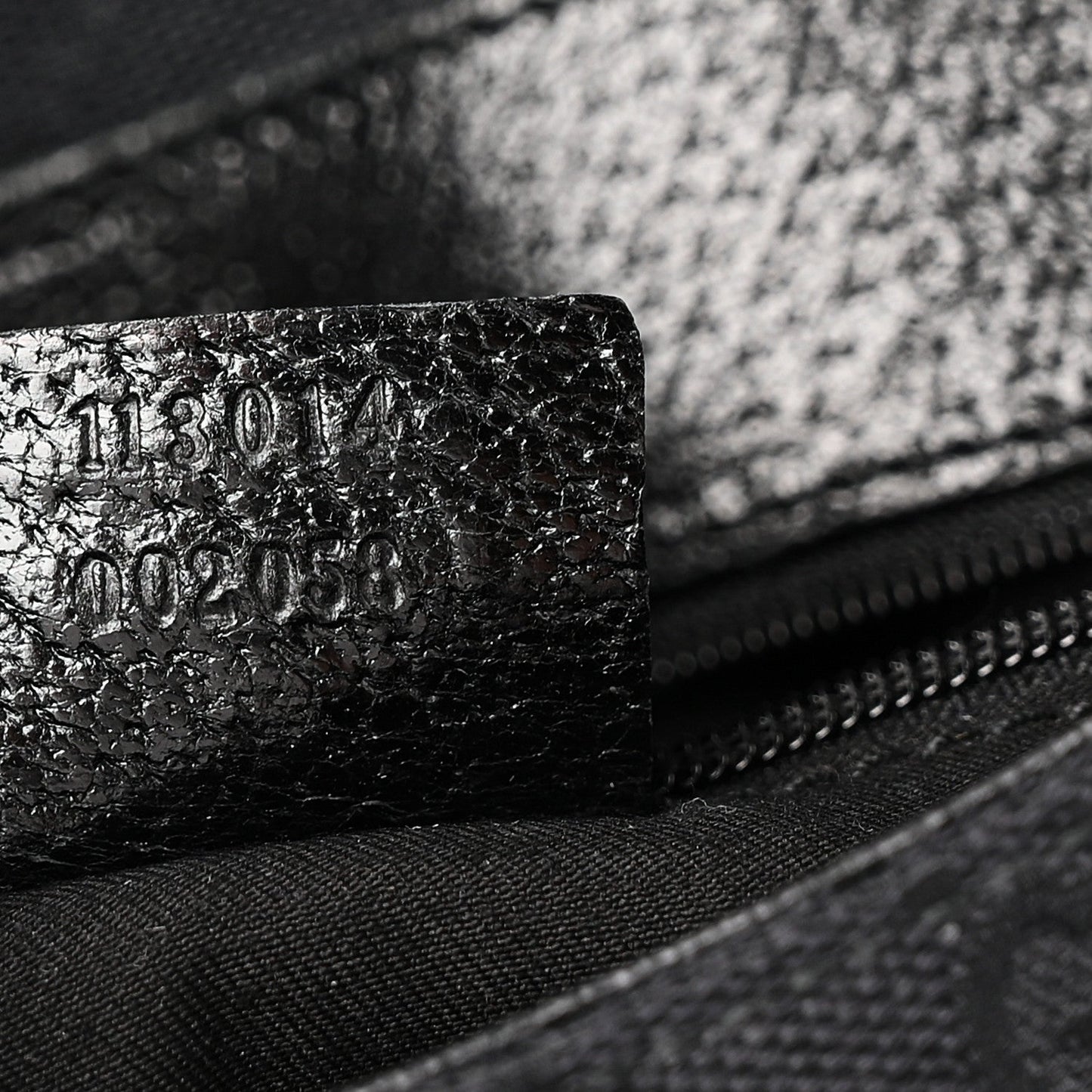 Monogram Satchel Black