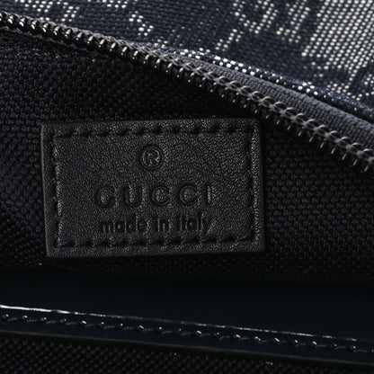 Canvas Monogram Camouflage Belt Bag Black