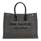 Wool Calfskin Rive Gauche Tote Grey