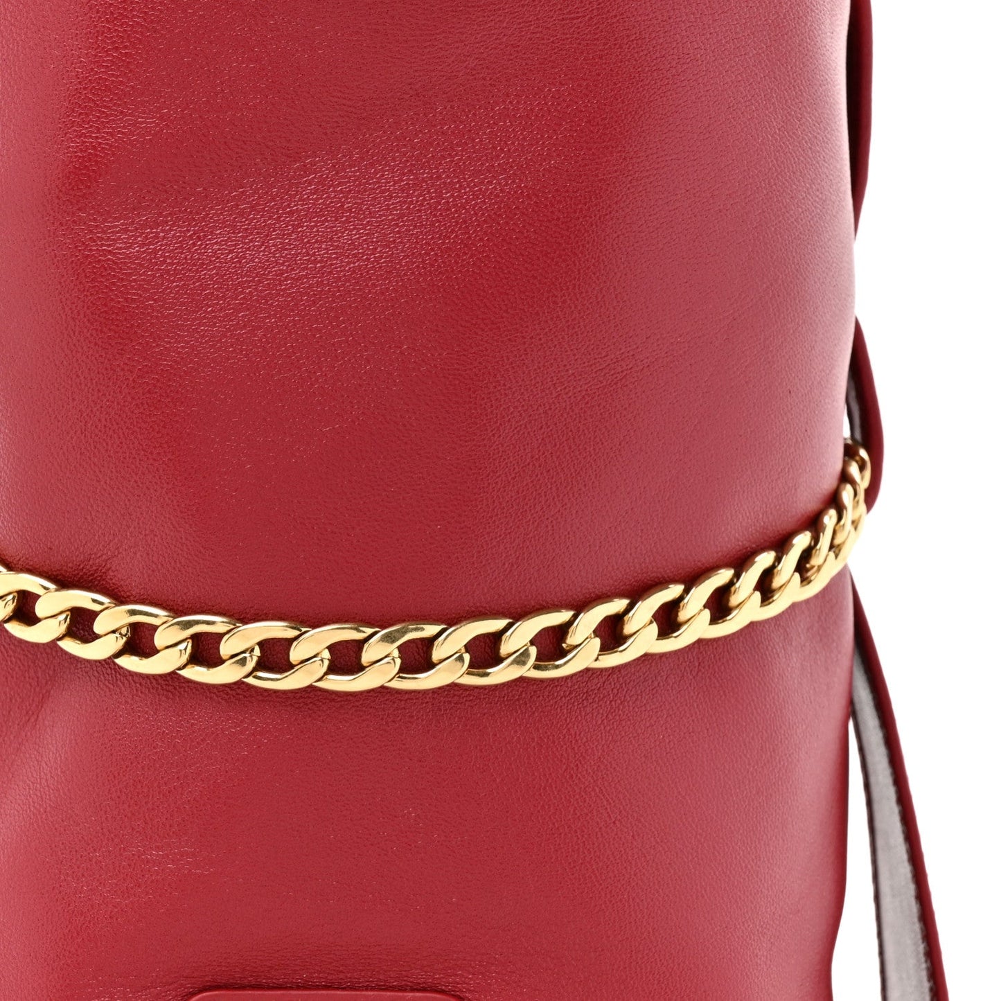 Nappa Petit Sac Mini Bucket Bag Ciliegia
