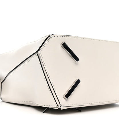 Calfskin Small Puzzle Bag White