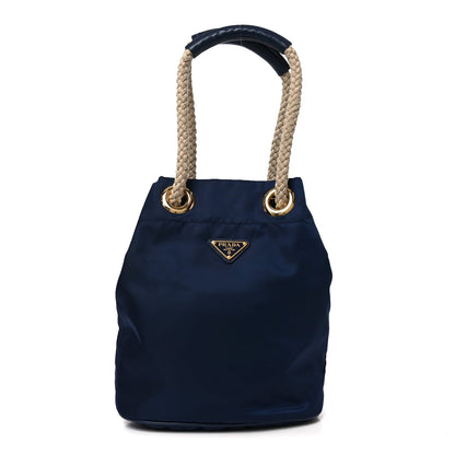 Re-Nylon Triangle Mariner Bucket Bag Baltico