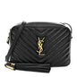 Calfskin Matelasse Monogram Lou Camera Bag Black