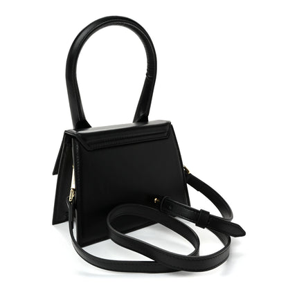Smooth Calfskin Le Chiquito Moyen Black