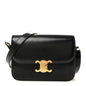 Shiny Calfskin Medium Triomphe Black