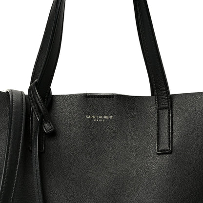 Calfskin Toy Shopping Tote Black