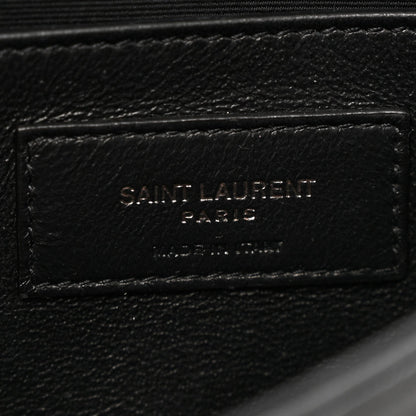 Lambskin Quilted Small Becky Chain Bag Black