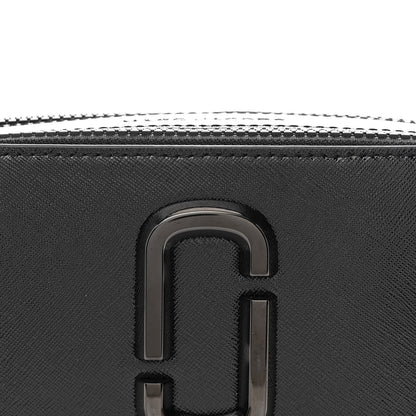 Saffiano Slingshot Shoulder Bag Black