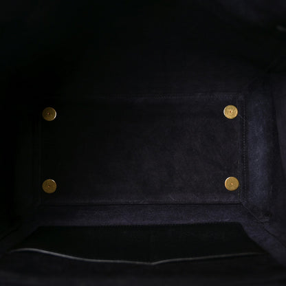 Grained Calfskin Mini Belt Bag Black