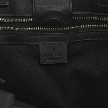 GG Supreme Monogram Caleido Web Vertical Tote Black