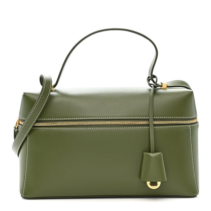 Saddle Calfskin Extra Bag L27 Dark Lichen