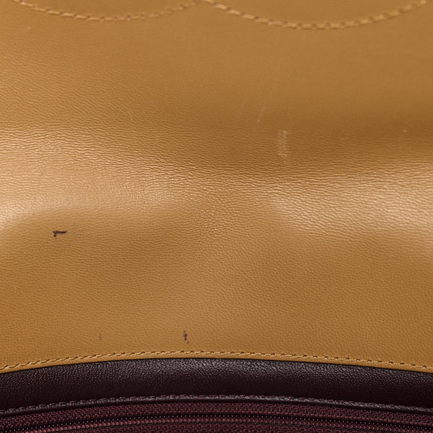 Lambskin Quilted Medium Diamond CC Flap Beige