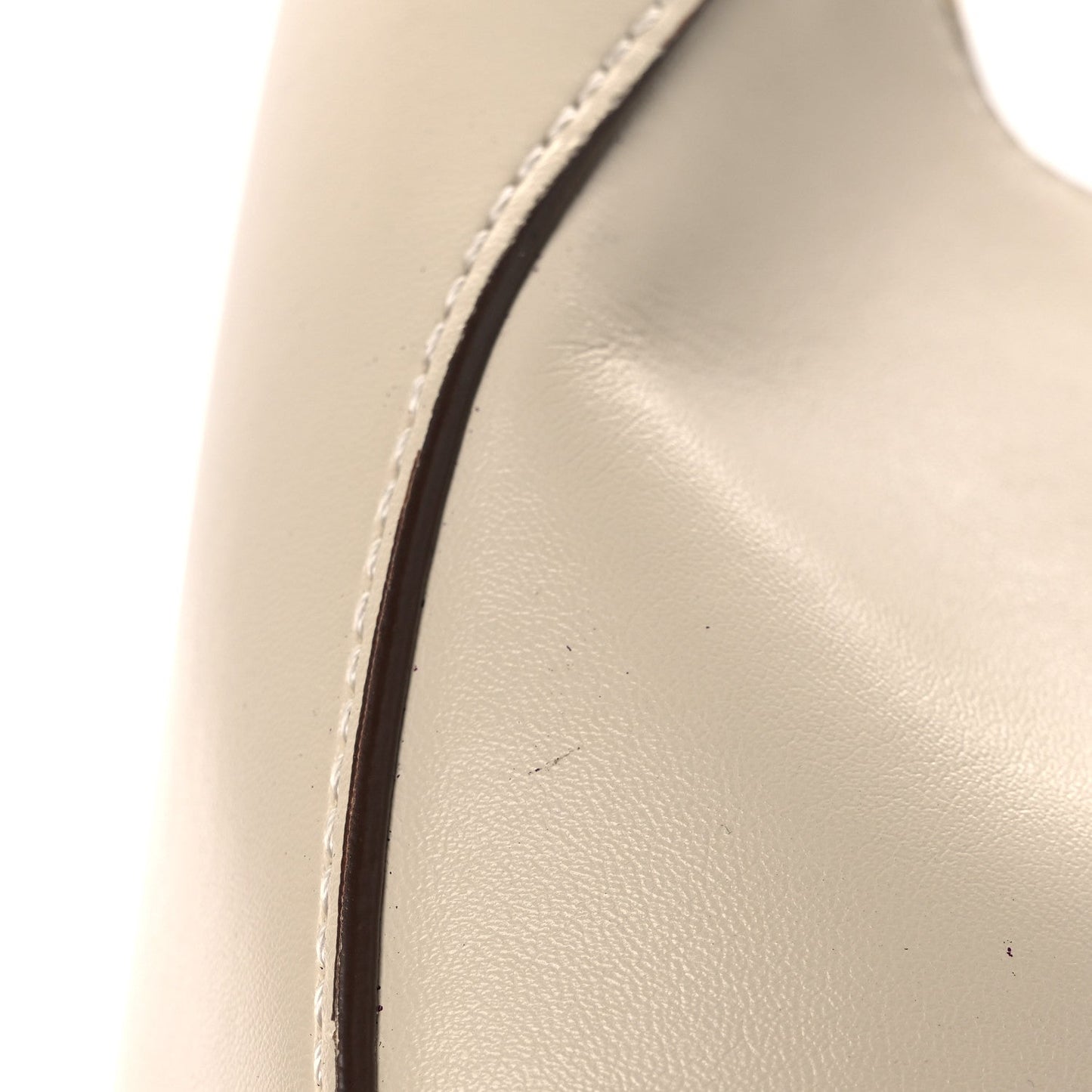 Eco Alter Nappa Perforated Logo Small Hobo White