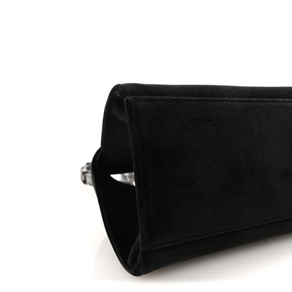 Velvet Strass XS Hug Bag Black
