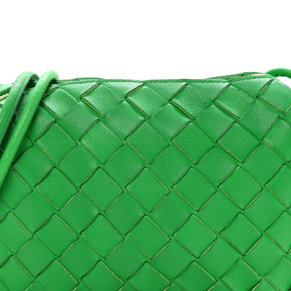 Nappa Intrecciato Small Loop Camera Bag Parakeet