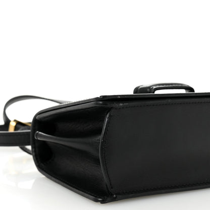 Calfskin Small Barcelona Shoulder Bag Black