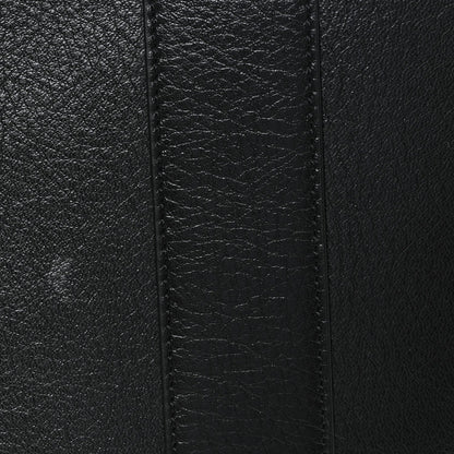 High Shine Grain Bayswater Tote Black