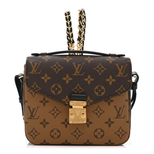 Reverse Monogram Pochette Metis Backpack