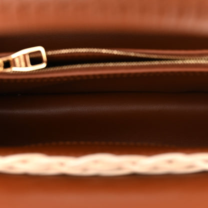 Rattan Calfskin Capucines BB Tan