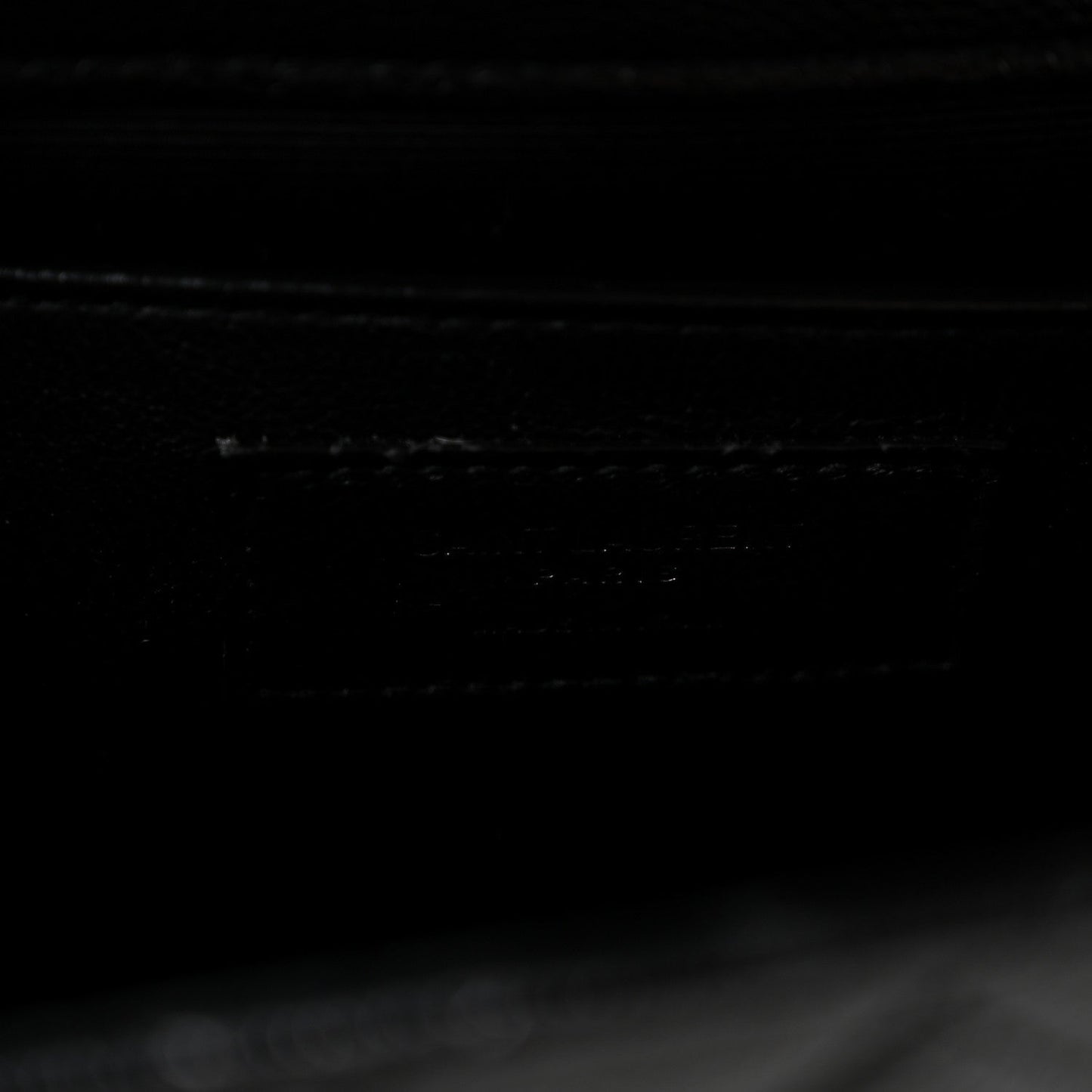 Grain De Poudre Textured Mixed Matelasse Triquilt Medium Monogram Monochrome Satchel Black