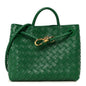 Nappa Intrecciato Small Andiamo Shoulder Bag Jungle