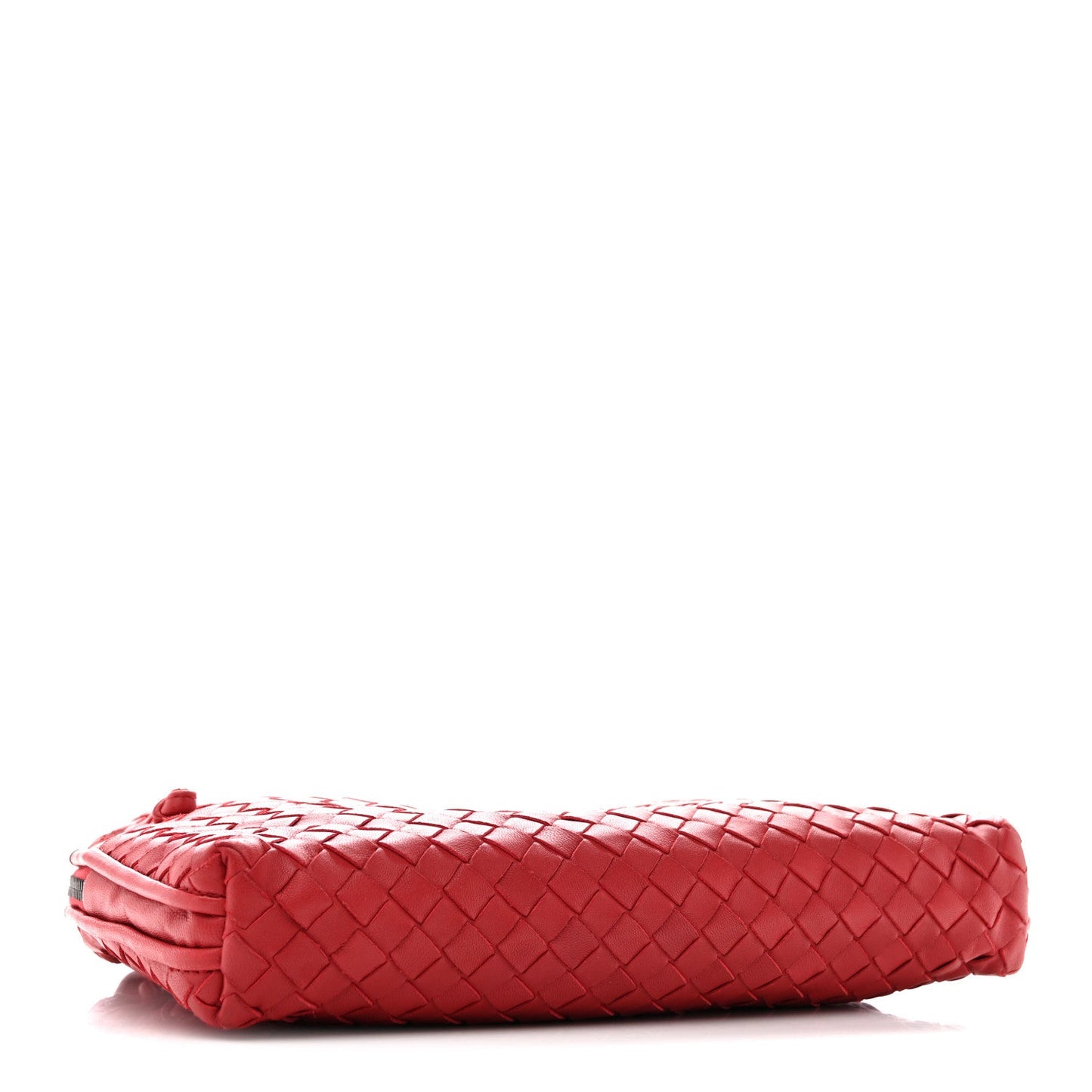 Nappa Intrecciato Nodini Crossbody Messenger Red