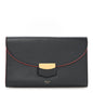 Smooth Calfskin Trotteur Clutch Navy Blue Red