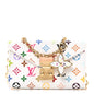 LV X TM Monogram Multicolor Pouch Metis Belt White
