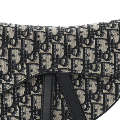 Oblique Saddle Bag Blue