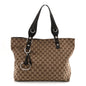 Monogram Medium Icon Bit Tote Dark Brown