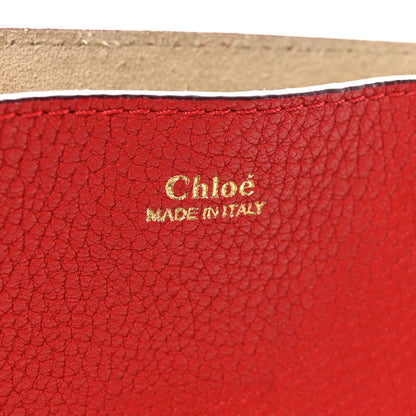 Grained Lambskin Drew Shoulder Bag Plaid Red