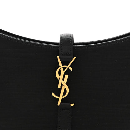 Satin Le 5 A 7 Mini Hobo Black