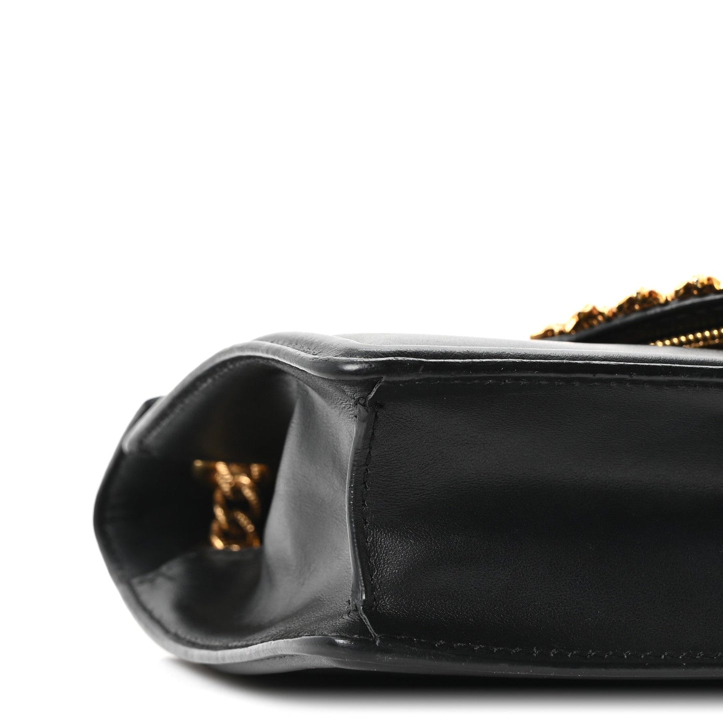 Smooth Calfskin Medium Devotion Crossbody Bag Black